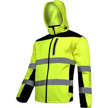 Куртка сигнальна SOFT-SHELL Lahti Pro, Салатова, XXL (56) L40919